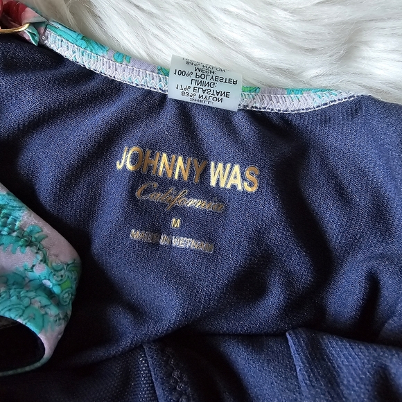 Johnny Was Japer Ruched One Piece Swimsuit - Picture 14 of 16